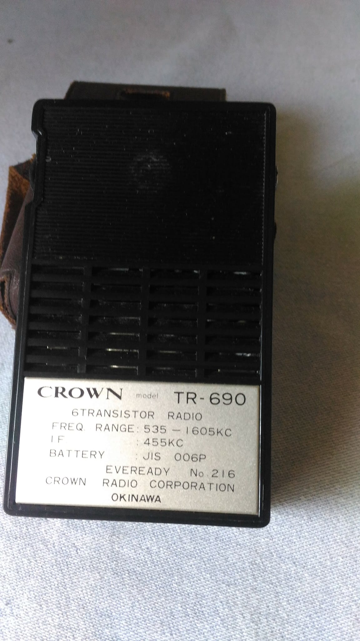 Sharp transistor 6 , TR210 1965,Japan