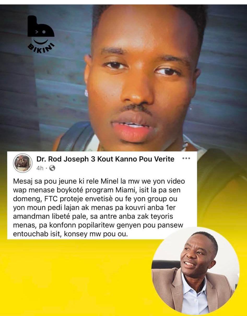 Jackson - Kisa nou panse? Avi Rod Joseph sou konba Minel la kont atis ...