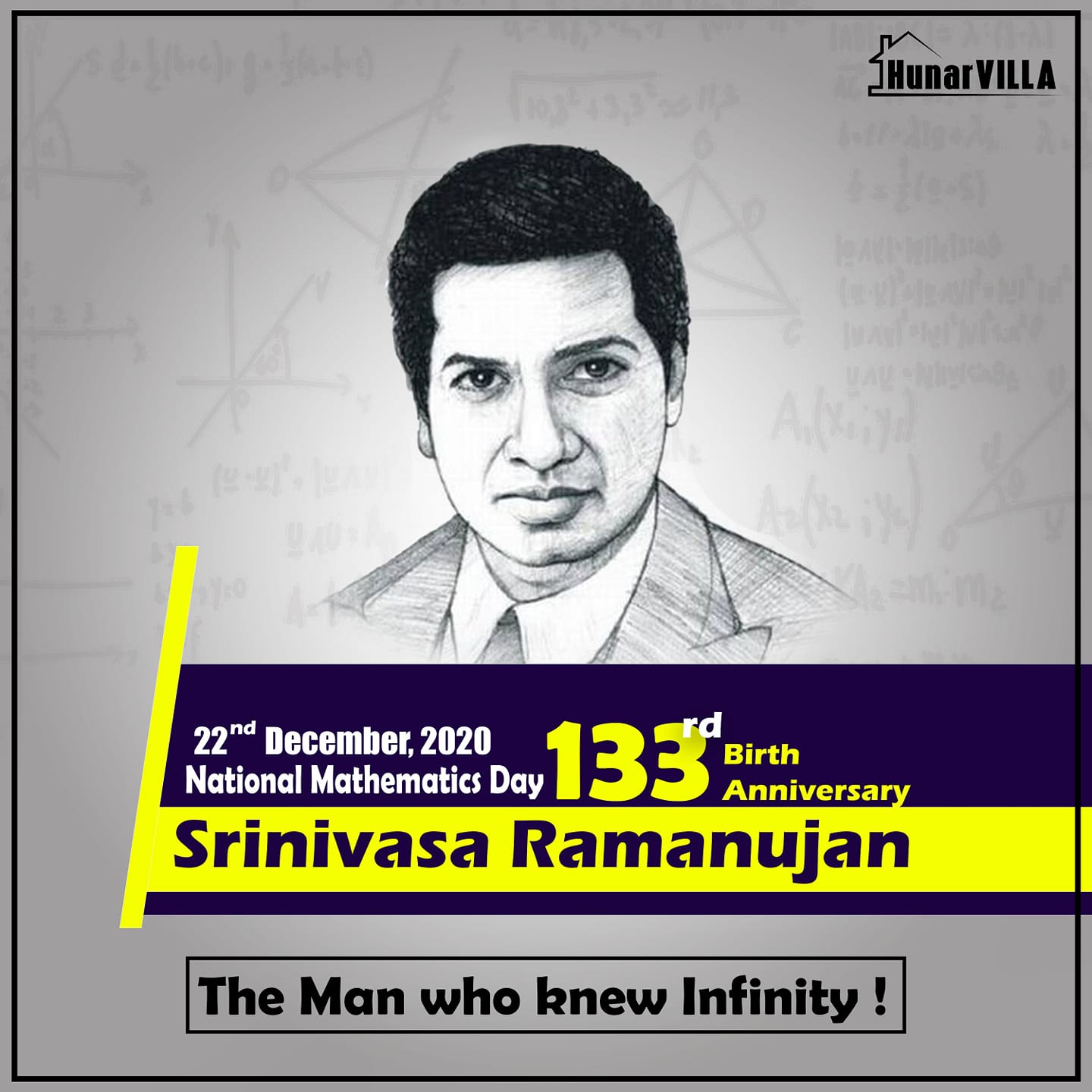 Hunarvilla - National Mathematics Day 133rd Birth...