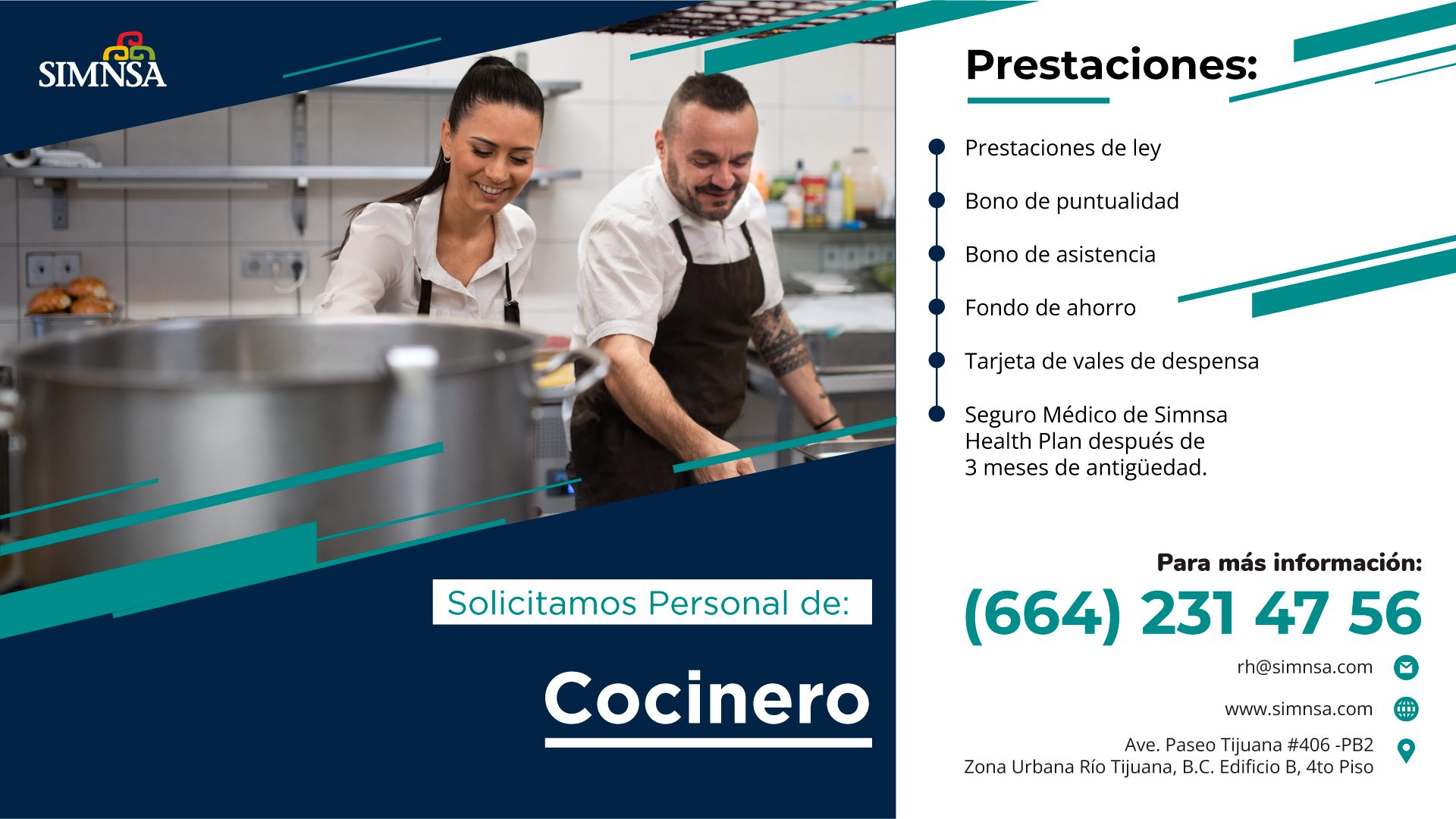 ¡Te invitamos a que formes parte de... - Simnsa Health Care | Facebook