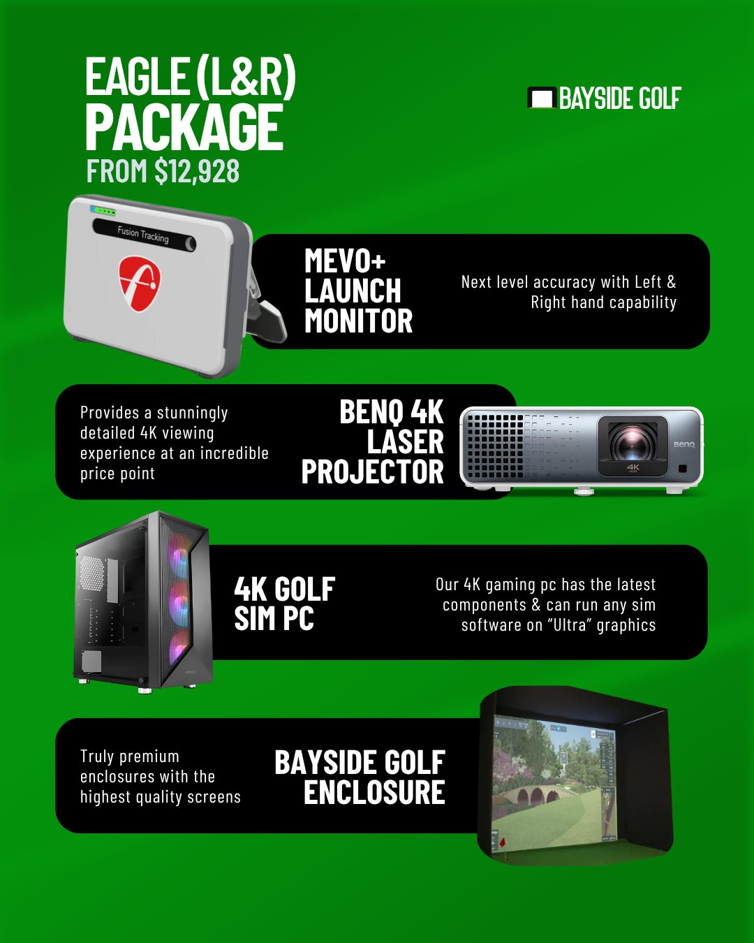 Bayside Golf - 🦅 EAGLE Package – Take Your Sim to the Next... | Facebook