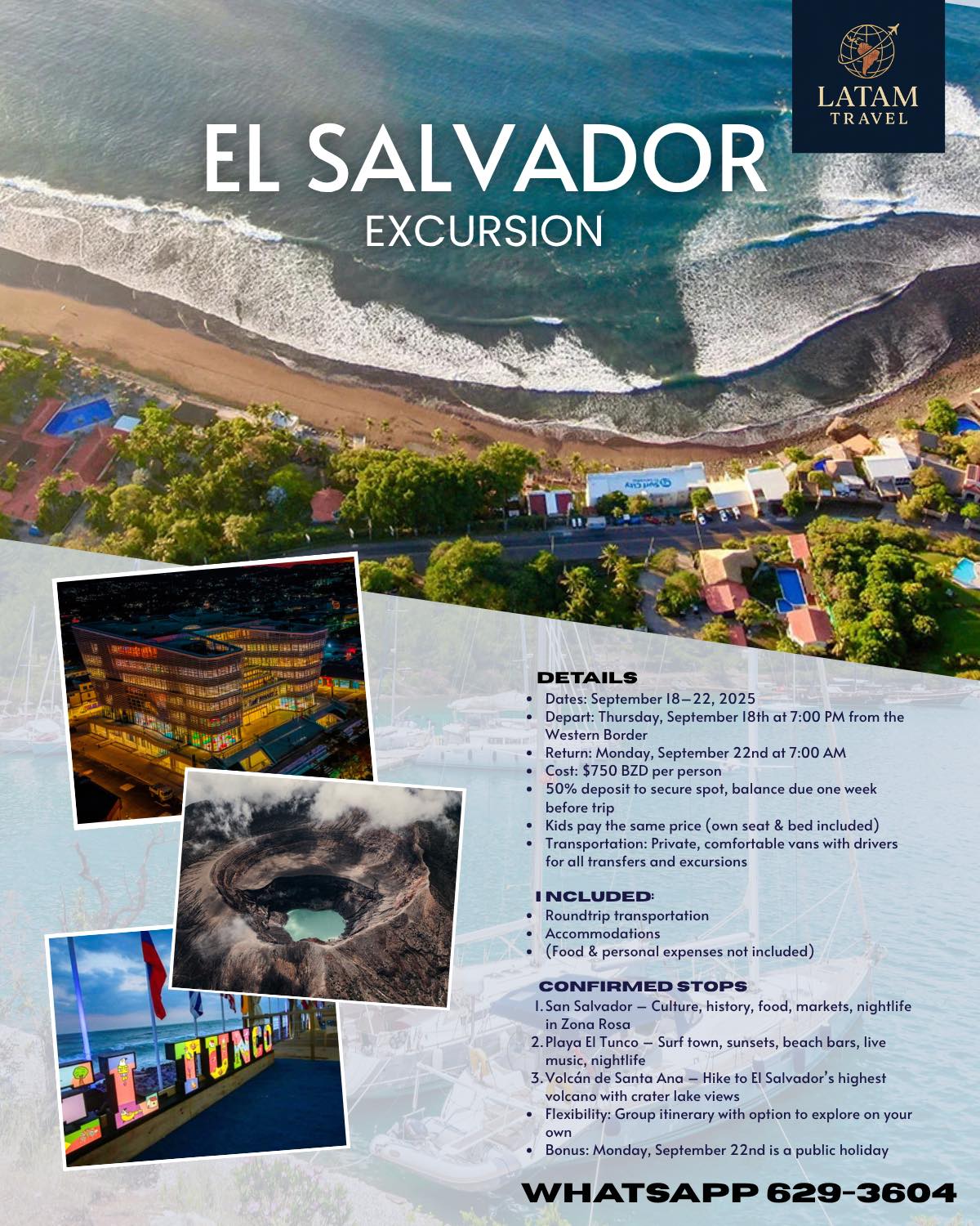 🇸🇻 EL SALVADOR EXCURSION 🇸🇻... - Belize News Network | Facebook