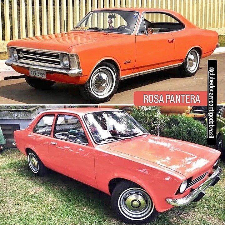 Clube - Chevrolet Opala & Chevette 1974 🇧🇷 Na Rara Cor GM Rosa Pantera ...