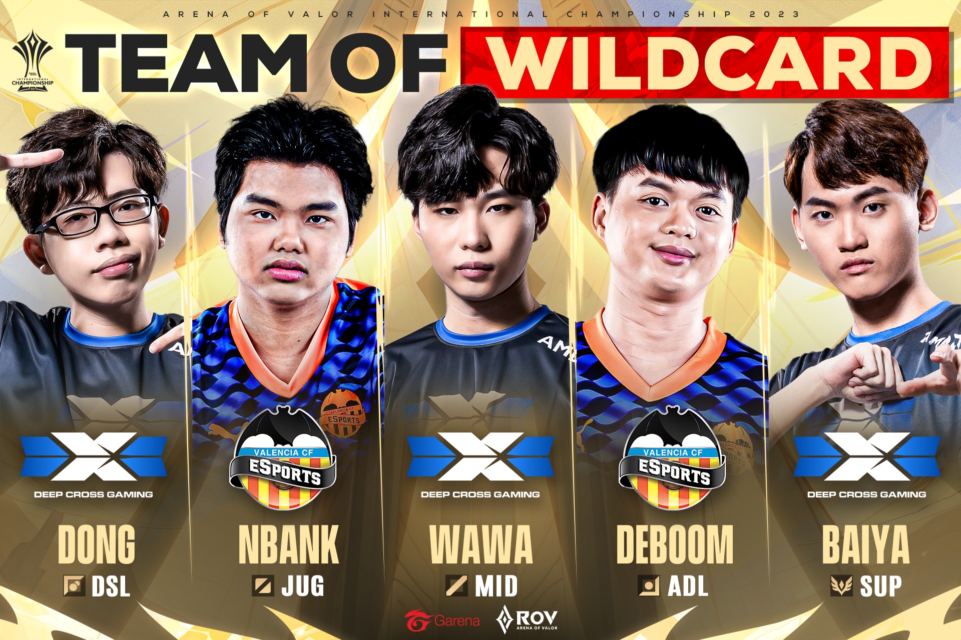 โฉมหน้า Team of Wildcard🏆 🔸 DSL... - Garena RoV Tournament | Facebook