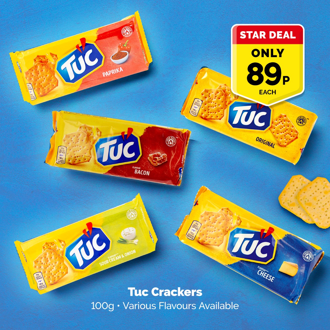 Poundstretcher - How's about we Tuc-in to a pack or two of... | Facebook