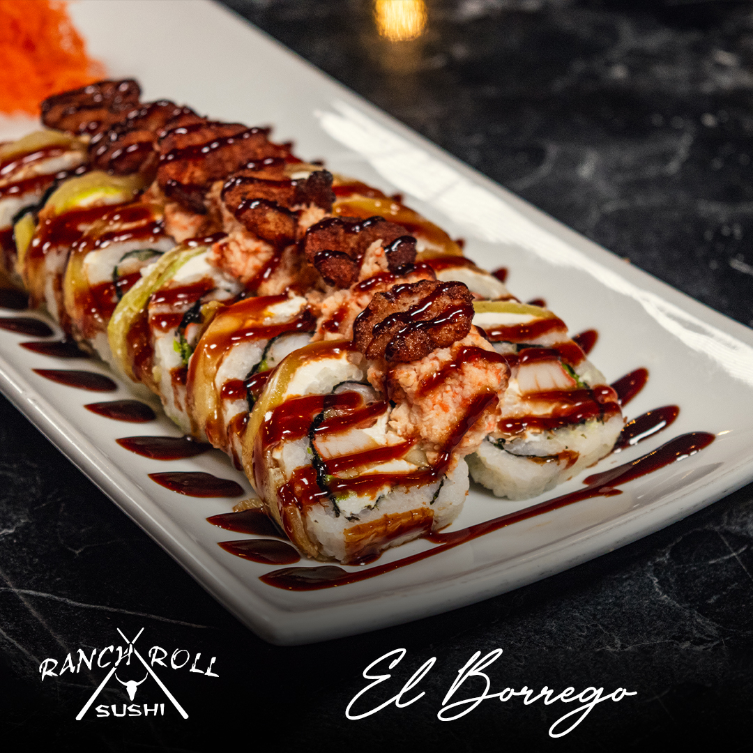 El chile caribe le da un toque especial... - Ranch Roll Sushi
