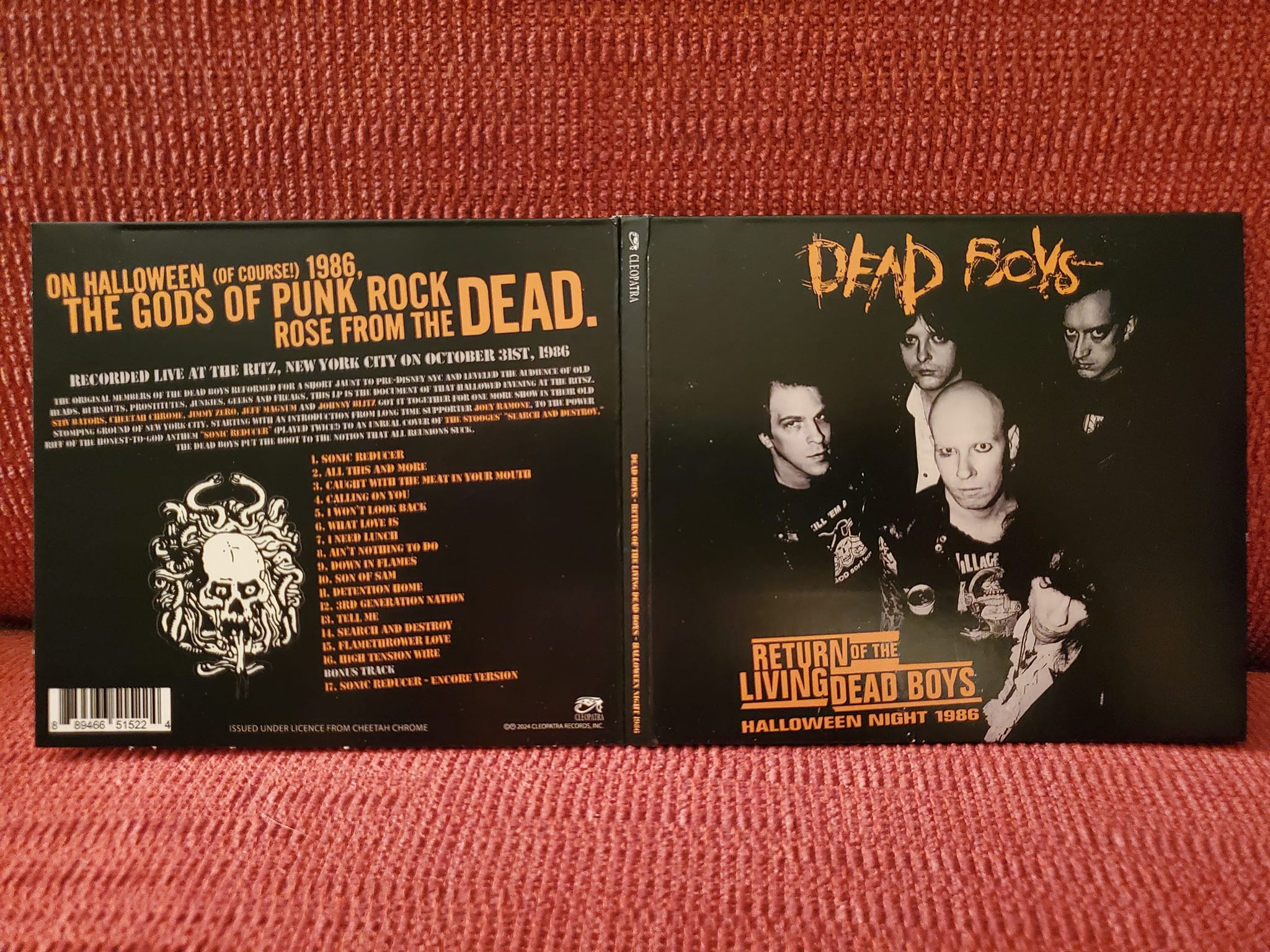 Big Boys and Dicks live at Raul's signed record