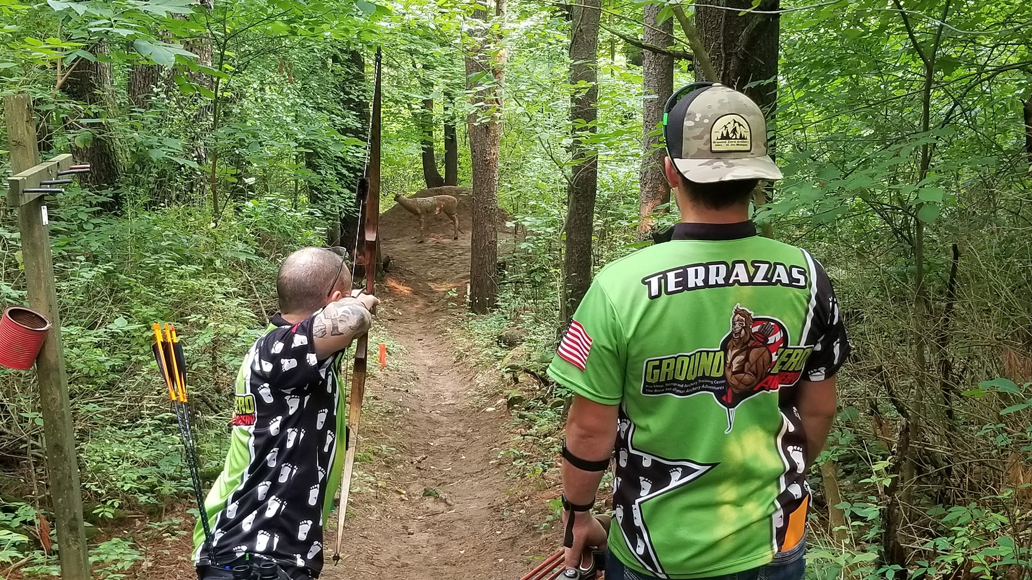 The GZA Trad gang out practicing for... - Ground Zero Archery
