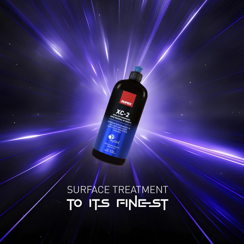 RUPES XC-2 Xtra Cut Compound – 1 Liter Industrial Gelcoat Heavy Cut Polish (9.XC2)