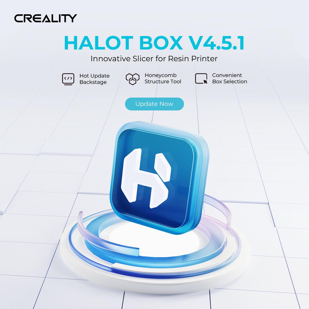 Creality - #SlicerUpdate 🔼 HALOT-BOX V4.5.1 for Windows: 1. Backstage ...