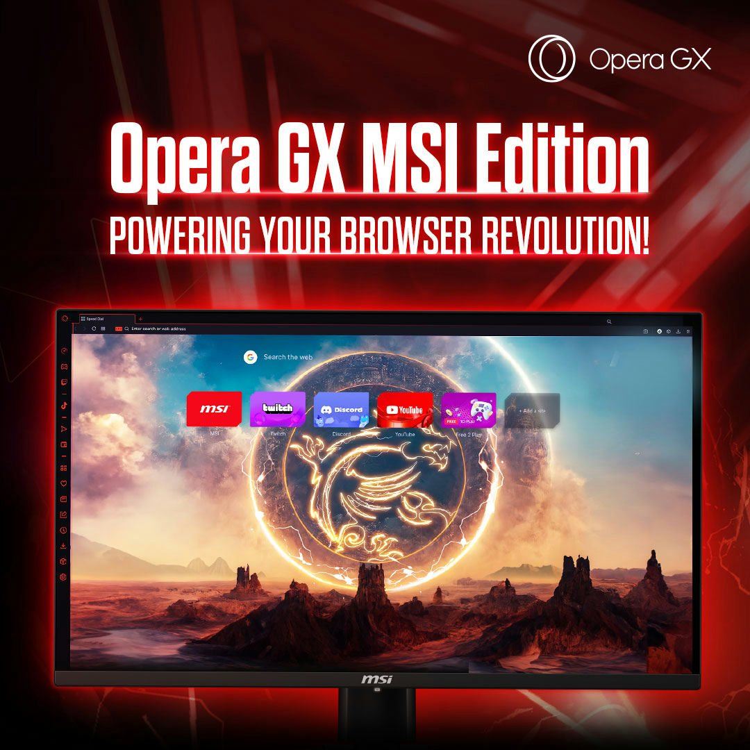 MSI Gaming - 🎮 Opera GX MSI Edition - Trình duyệt web...
