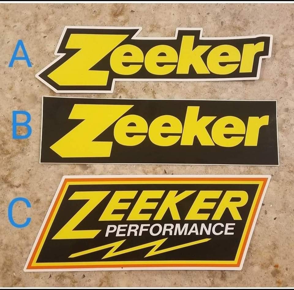 In the comments below what decals are... - Zeeker Performance