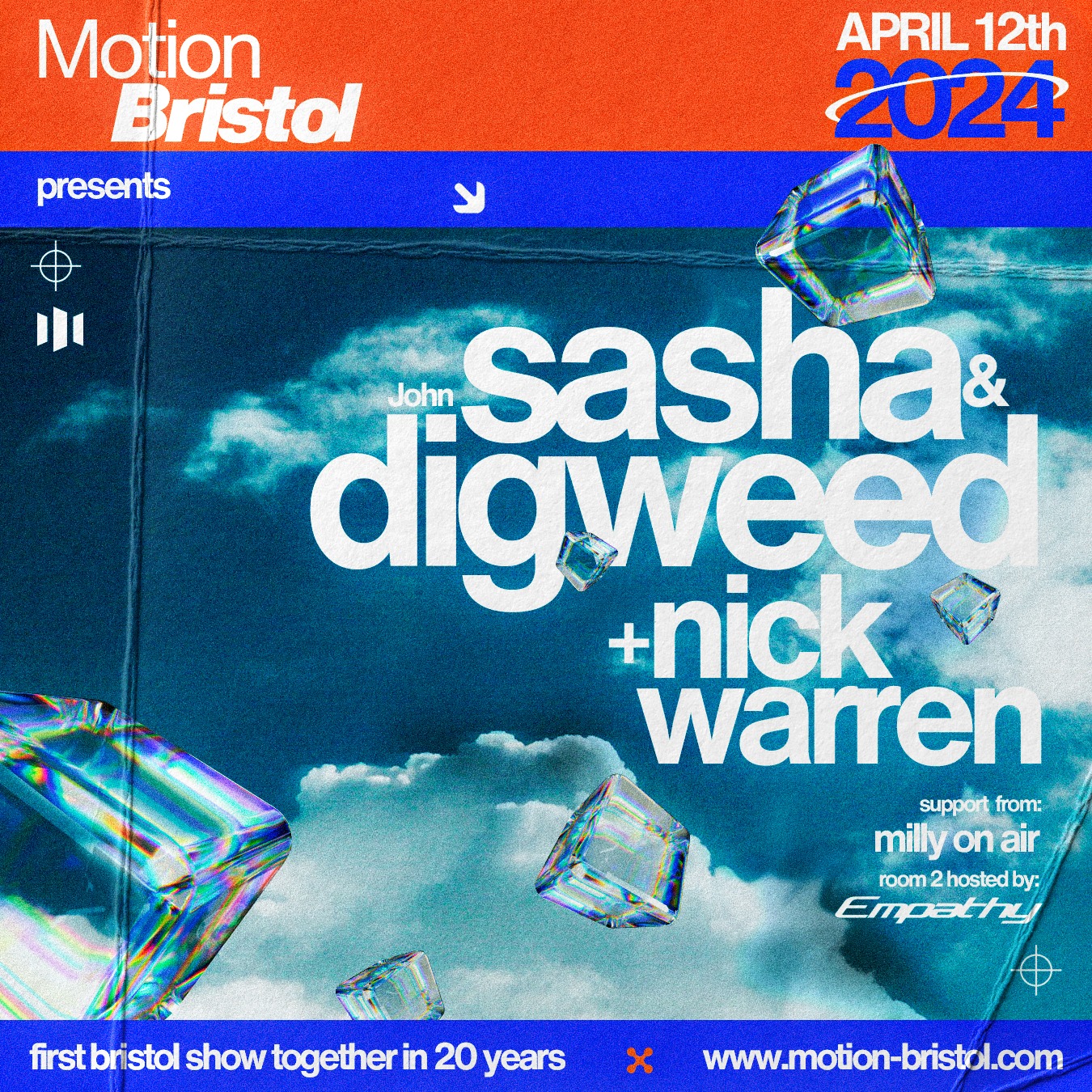 Motion Bristol - JUST ANNOUNCED: SASHA & JOHN DIGWEED