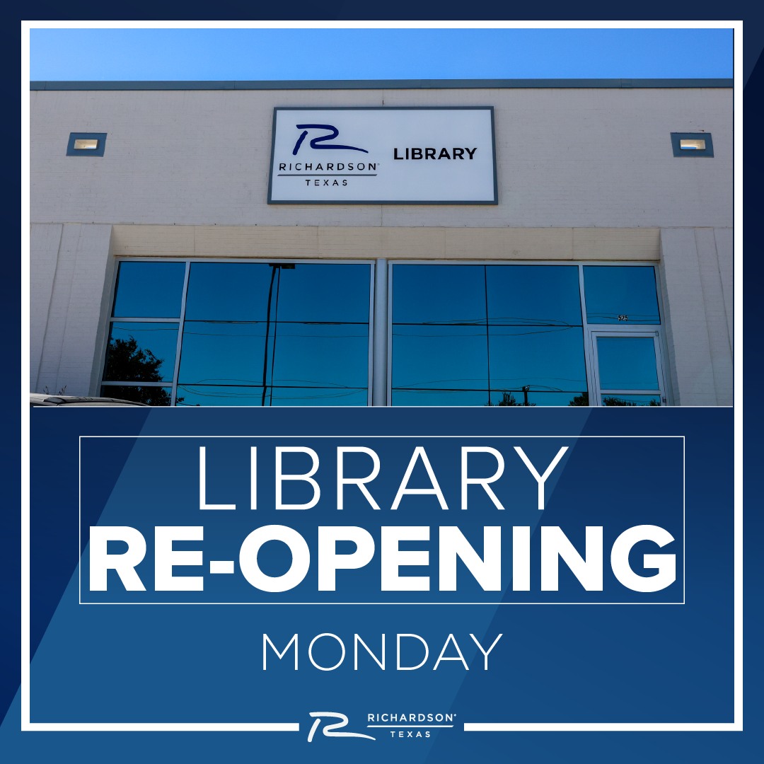 The Richardson Public Library is happy... - Richardson Today | Facebook