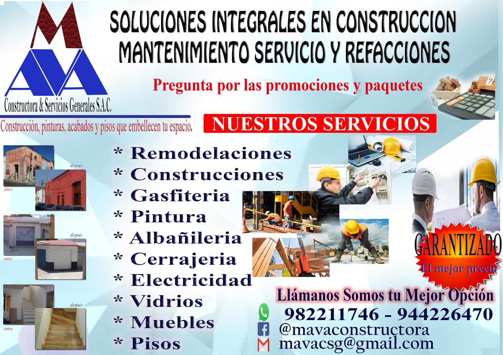 MAVA Constructora & Servicios Generales sac