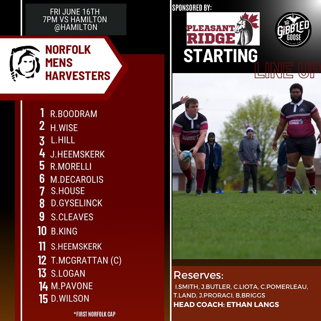 Your... - Norfolk Harvesters Rugby Club