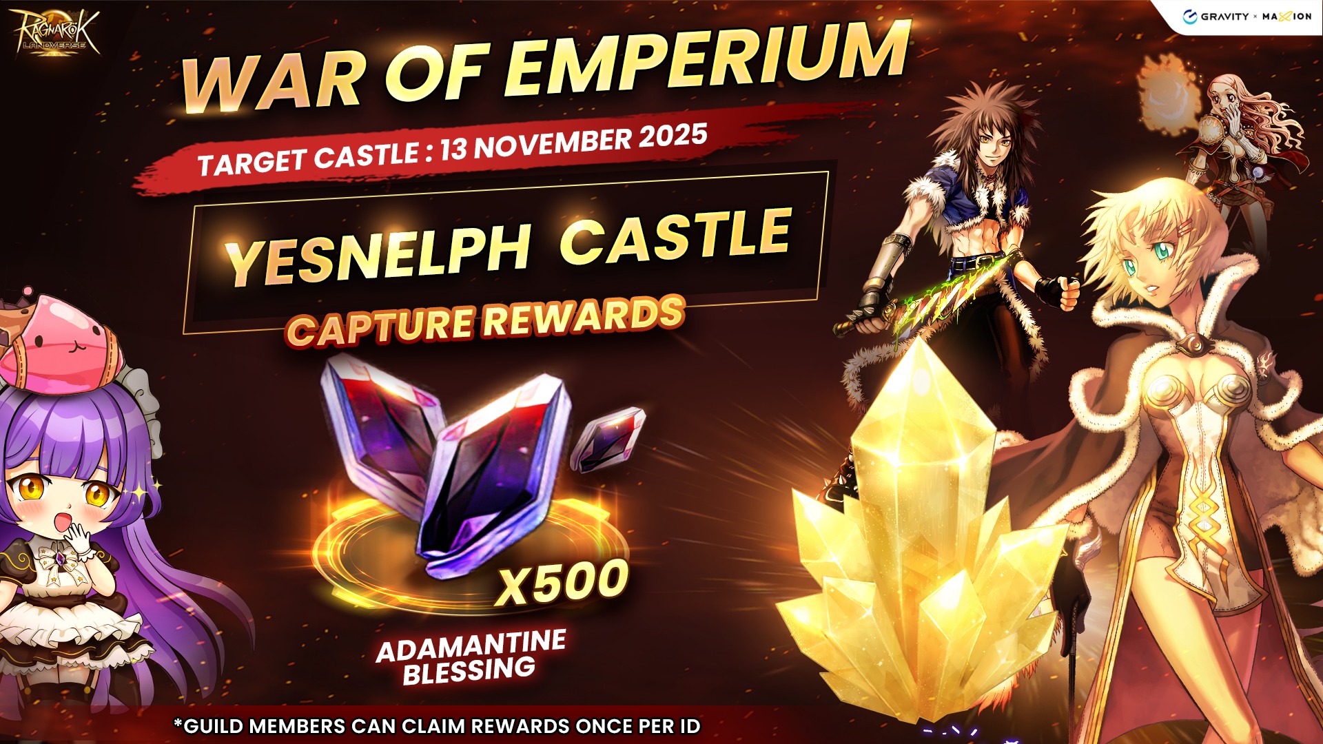 Ragnarok - 🏰 Yesnelph Castle Awaits Conquerors with a 500 Adamantine ...