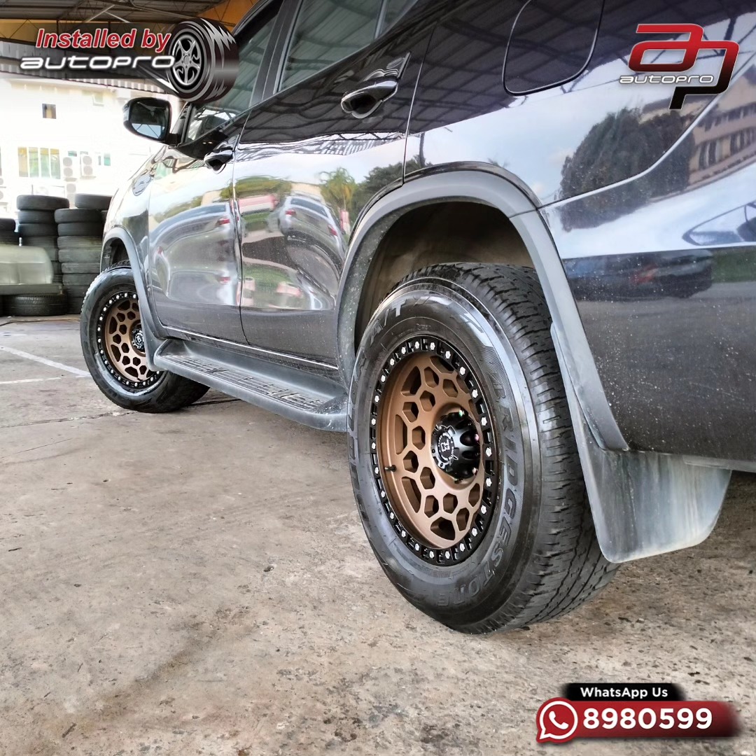 Toyota Fortuner fitted with new 17... - Autopro Tyres Company