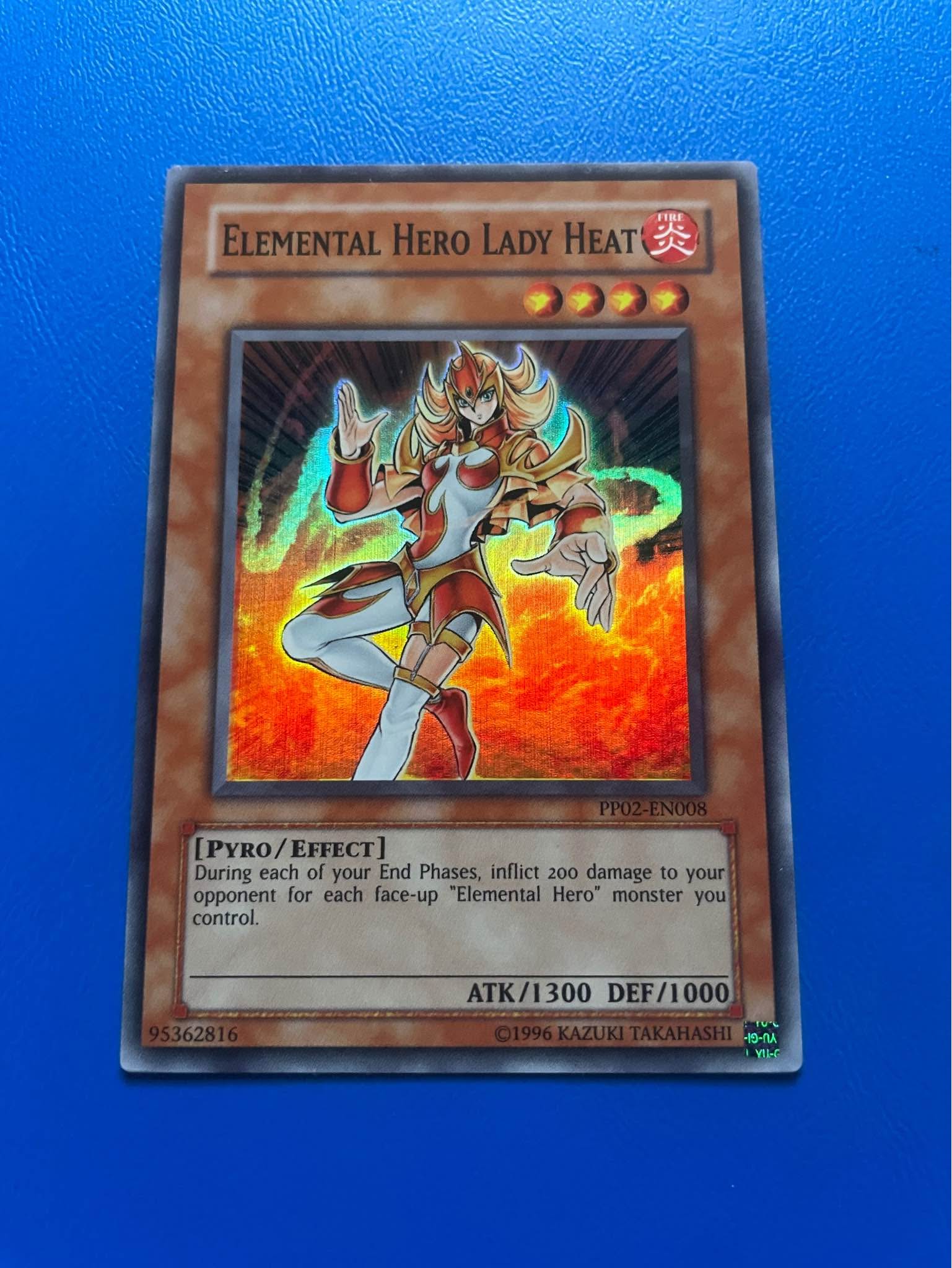 Yugioh premium pack 2 PP02-EN008 elemental hero lady heat