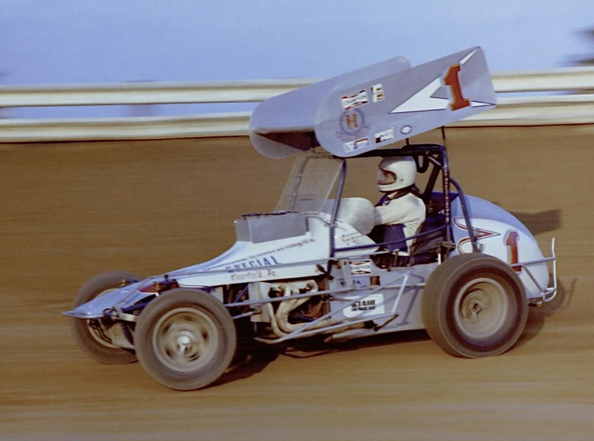 Turn - Lynn Paxton driving the Al Hamilton owned #1 at Williams Grove ...