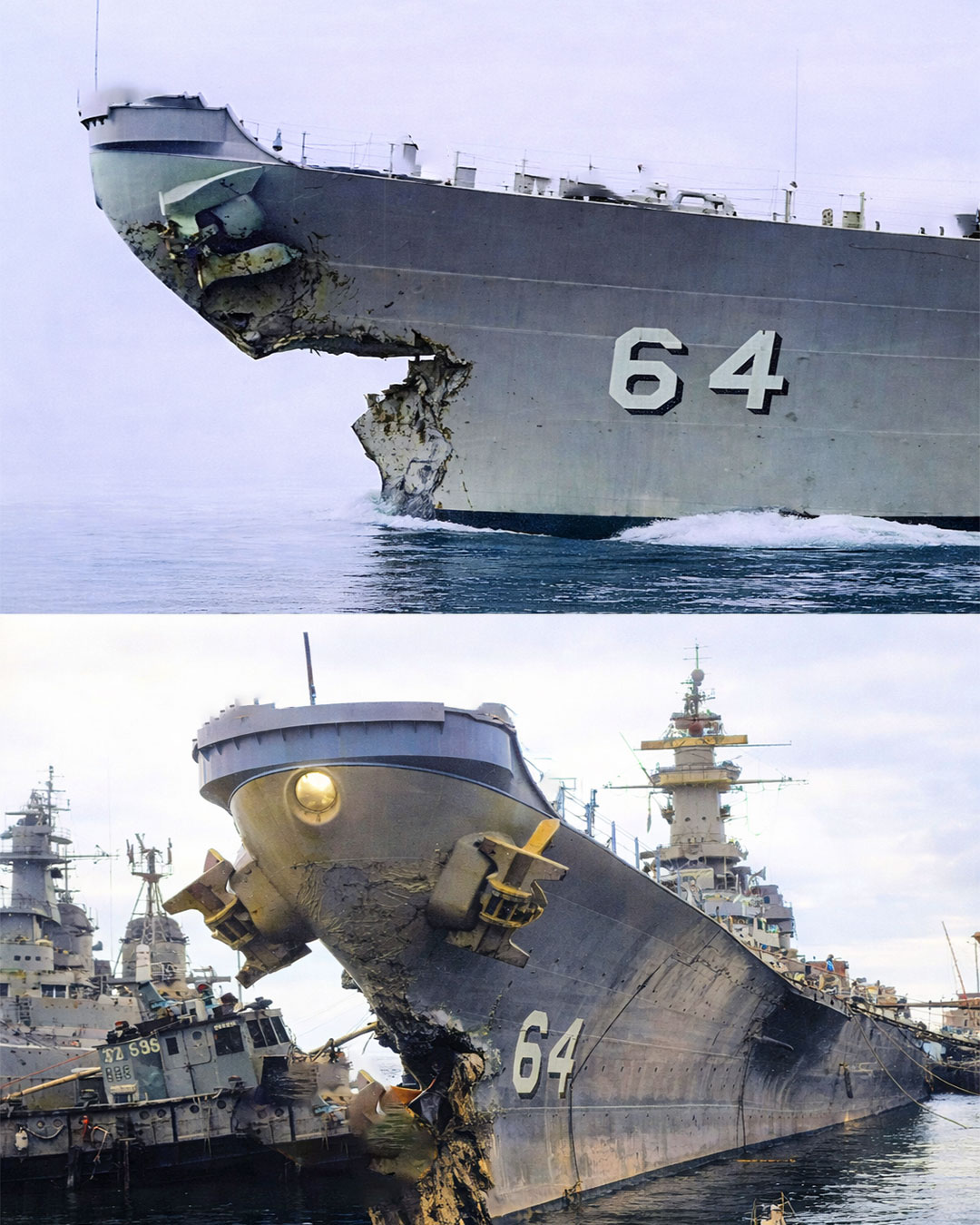 Naval - On May 6, 1956, the Iowa-class battleship USS Wisconsin (BB-64 ...