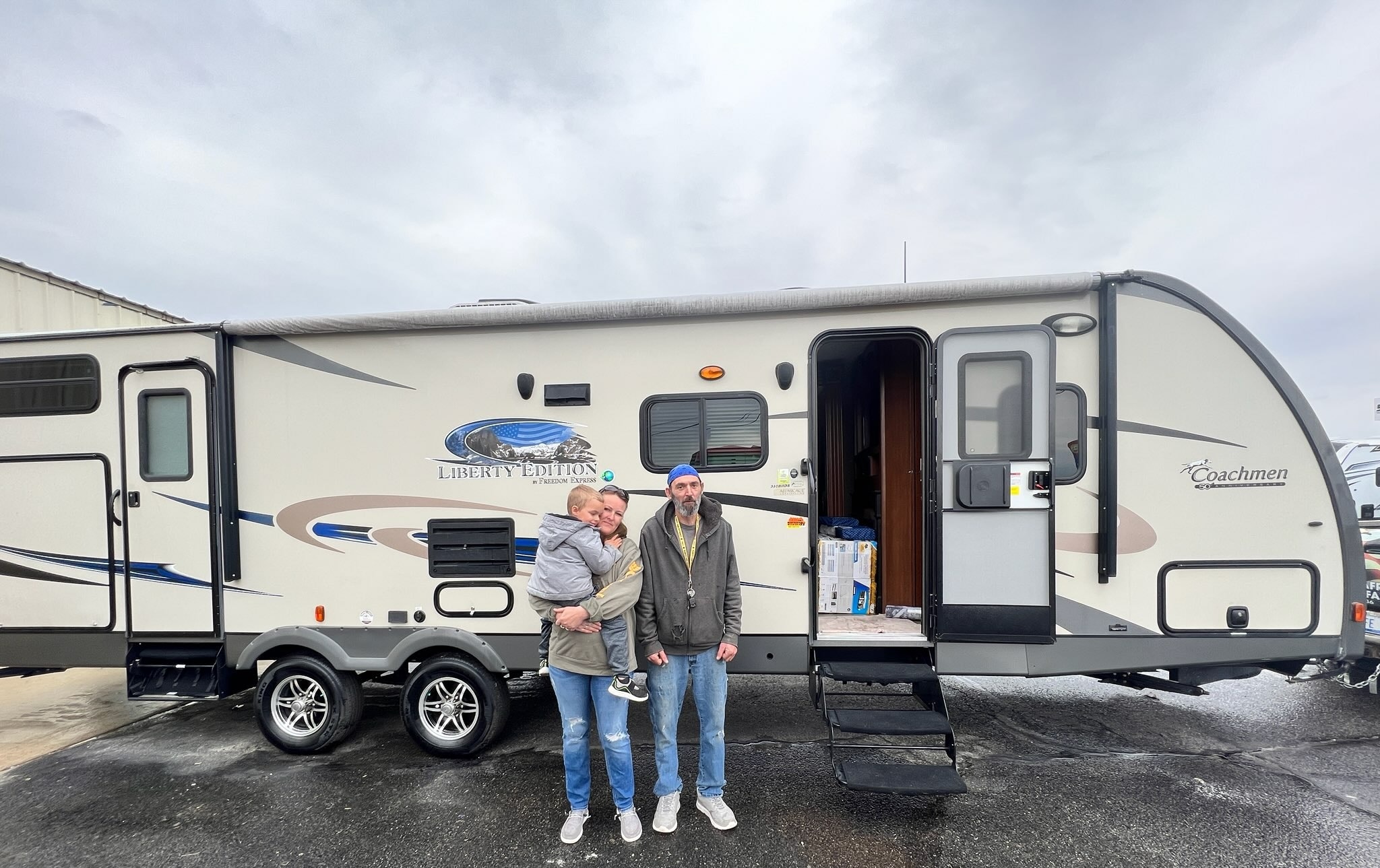 The Ray's as they take home their... - Northern Michigan RV