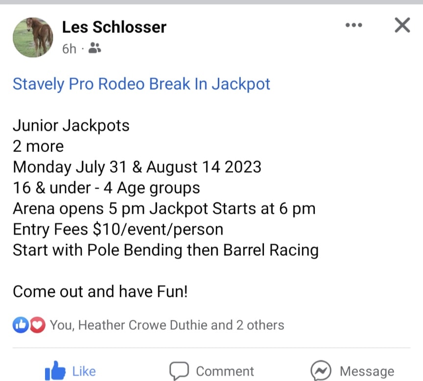 Nanton Junior Rodeos