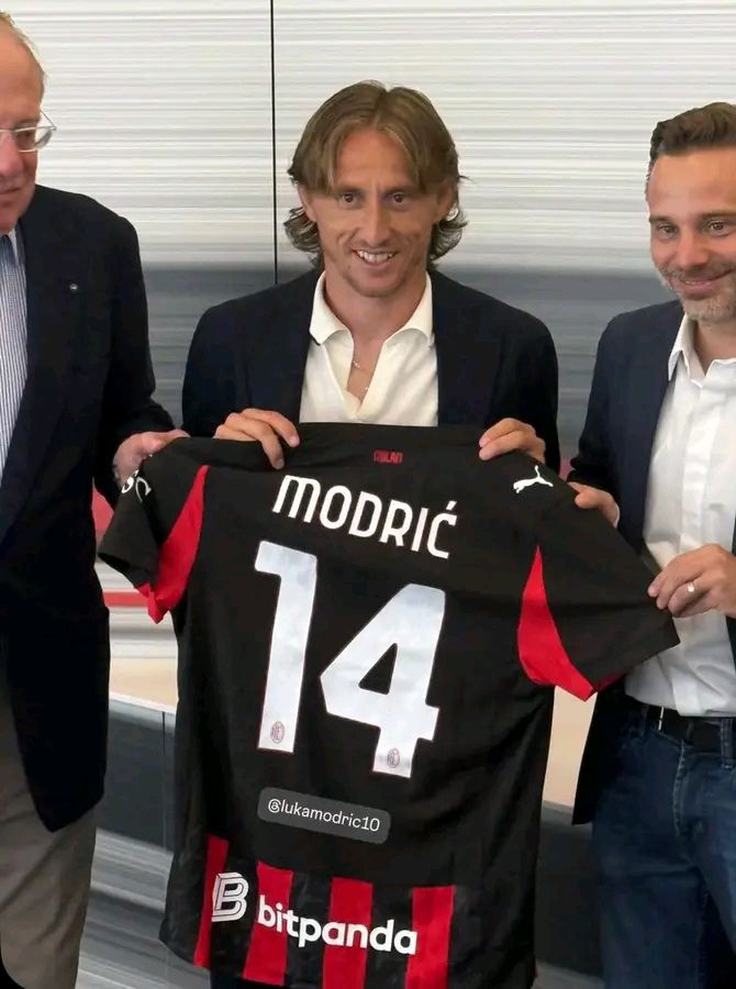 ❗️Luka Modrić will wear jersey number #14 for AC Milan.