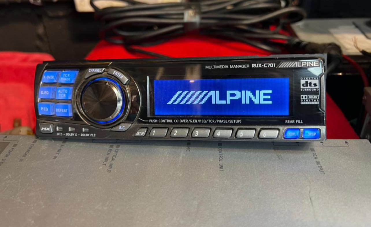 Alpine PXA-H701 and RUX-C701 preset and setting questions
