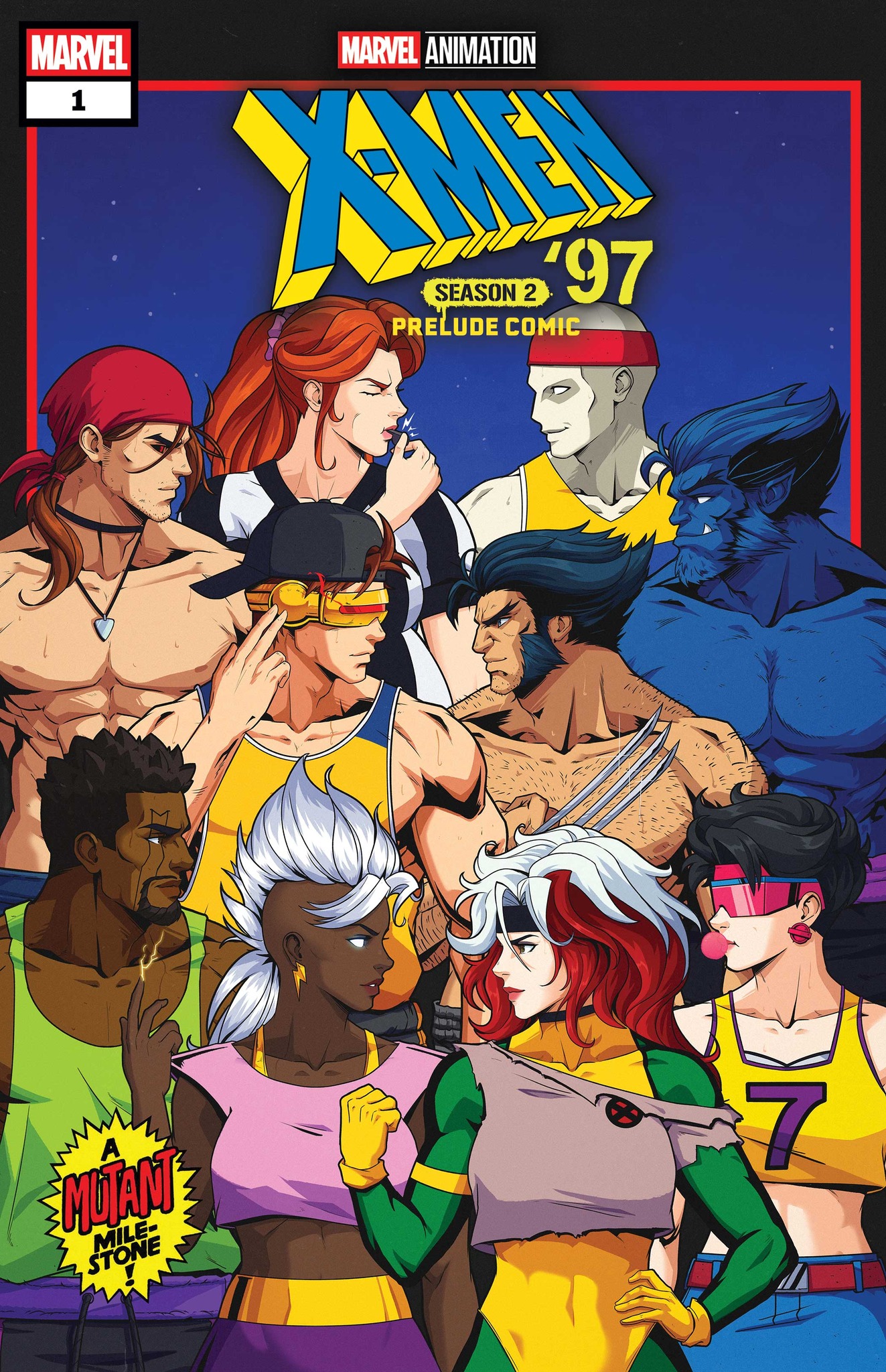 Variant cover for X-Men '97: Season 2 prelude comic