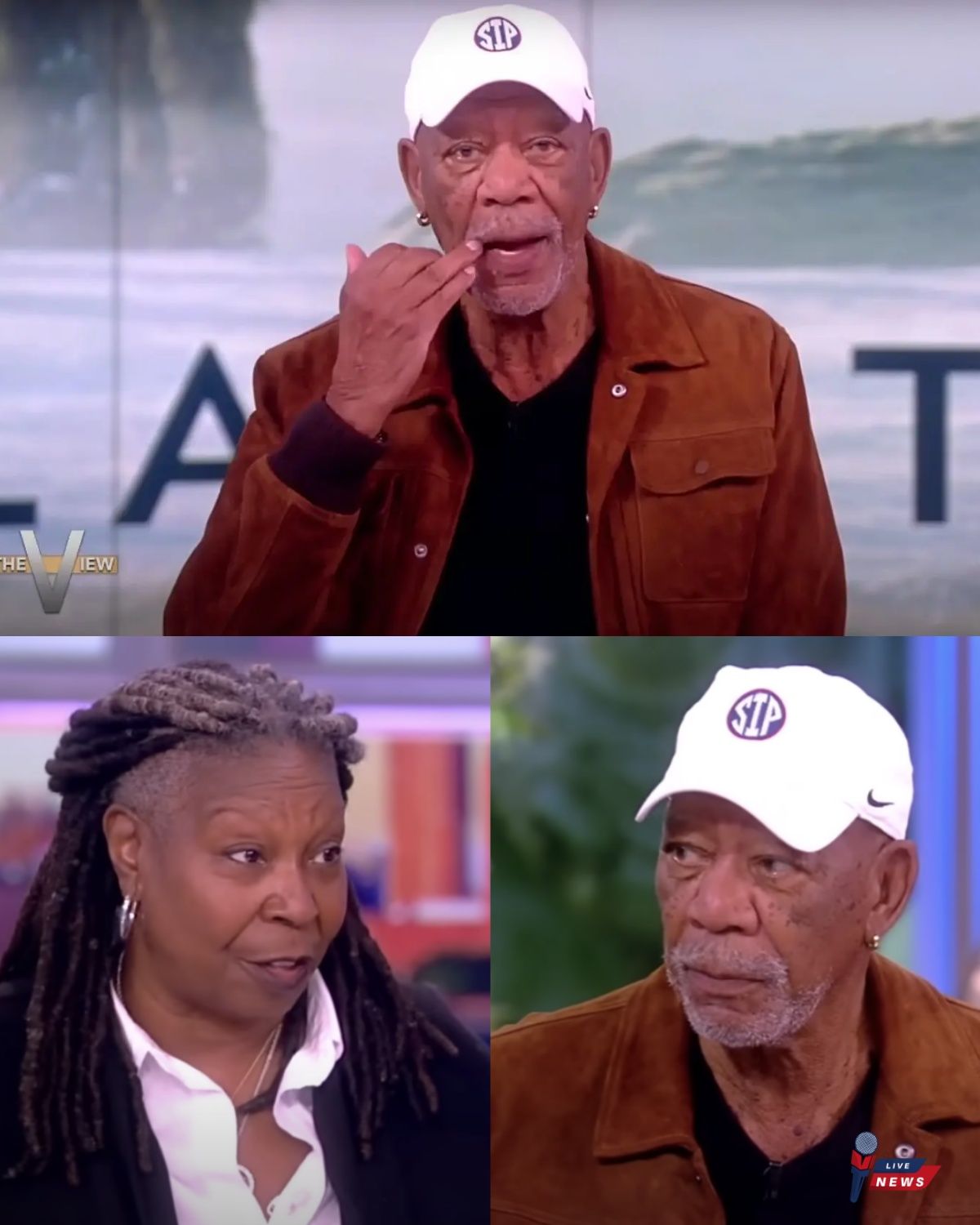 Master - Morgan Freeman Hilariously DESTROYS Whoopi Goldberg on Live TV ...