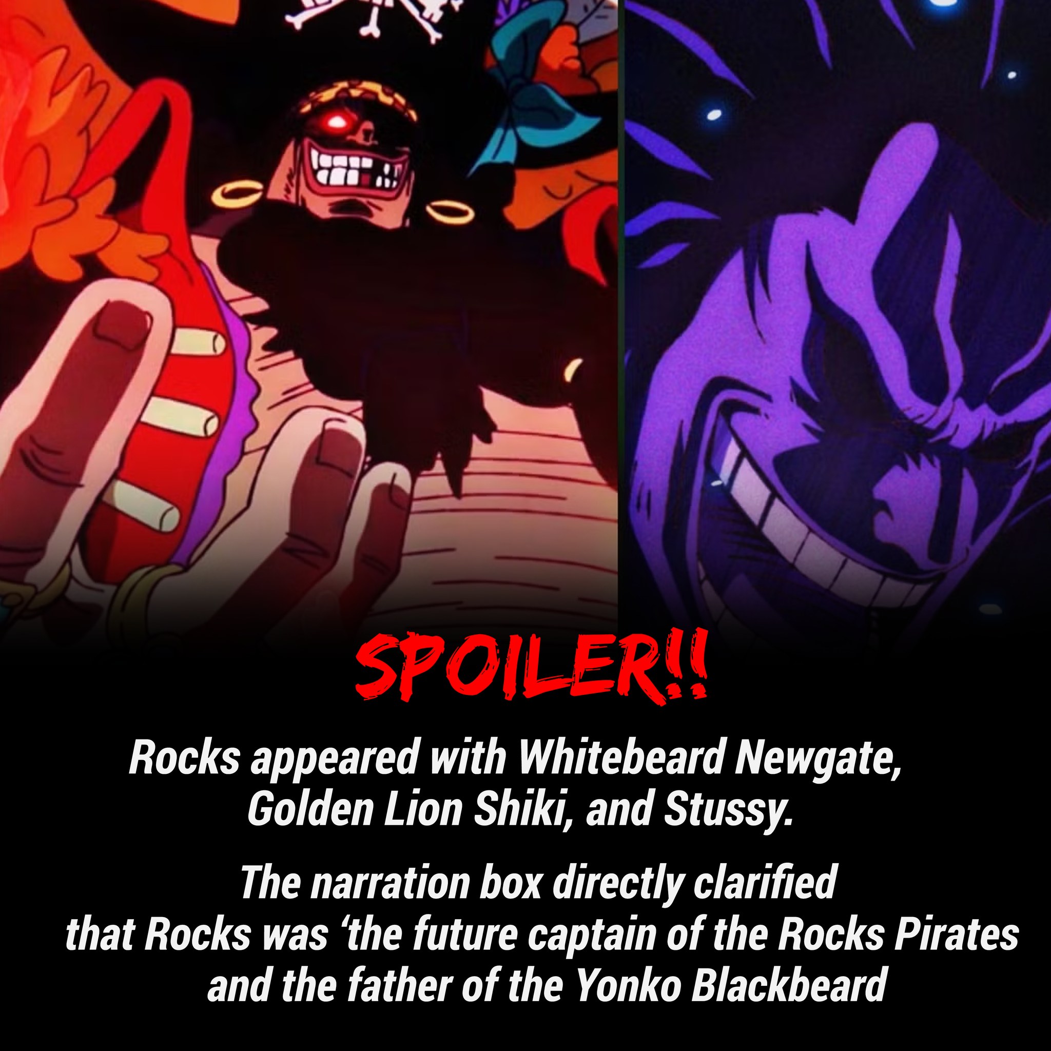 Rocks appeared with Whitebeard... - Kate ng Itlog ni zoro | Facebook