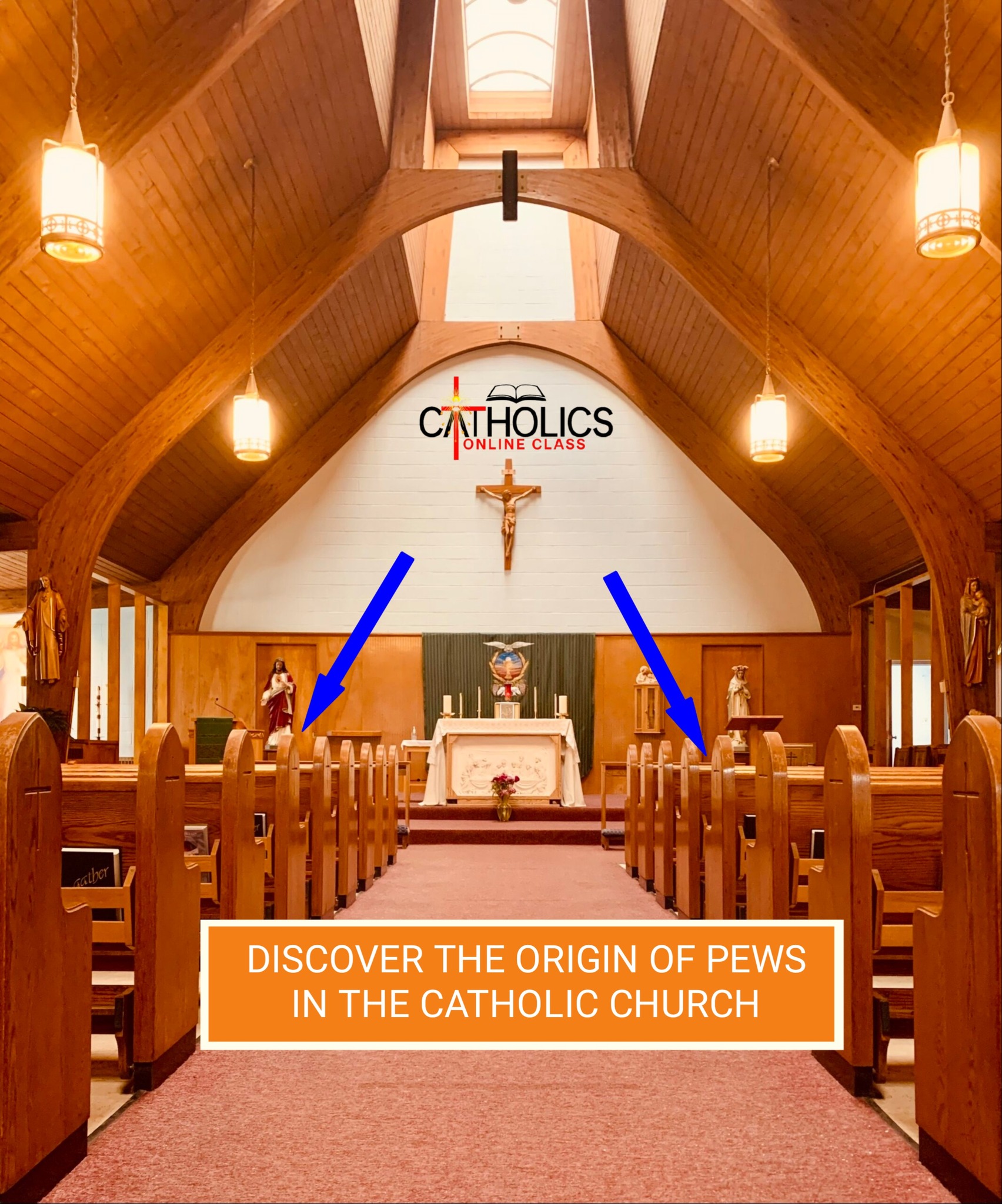 Catholics - DISCOVER THE ORIGIN OF PEWS IN THE CATHOLIC CHURCH😲 ️ ...