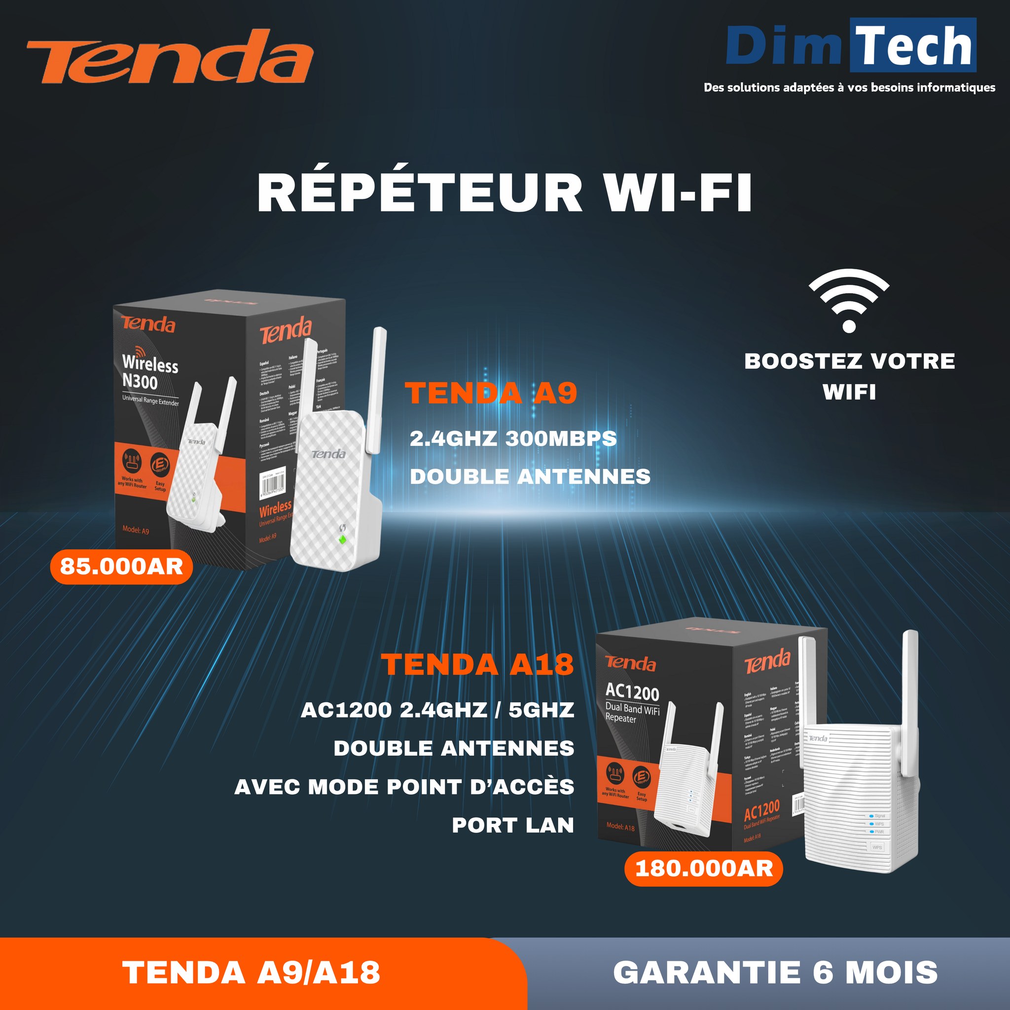 DimTech - 🎉TENDA, votre partenaire fiable pour une... | Facebook