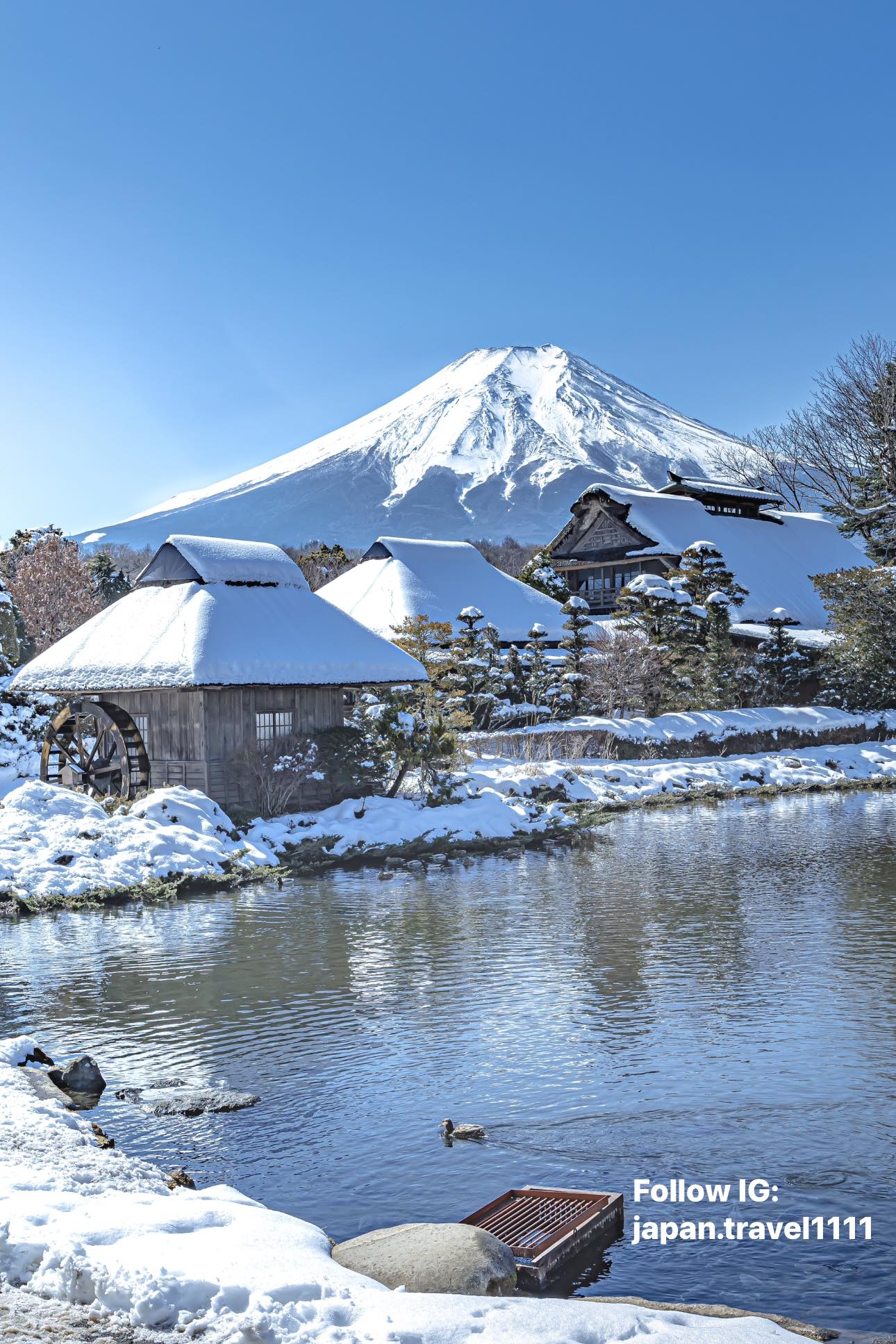 日本雪景