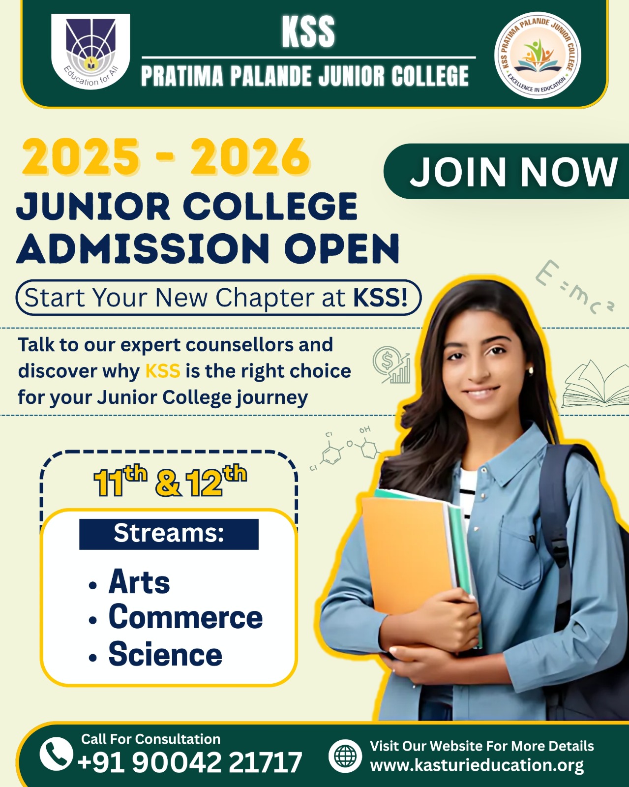 Kasturi - 2025-2026 Junior College Admission Open Start Your New ...