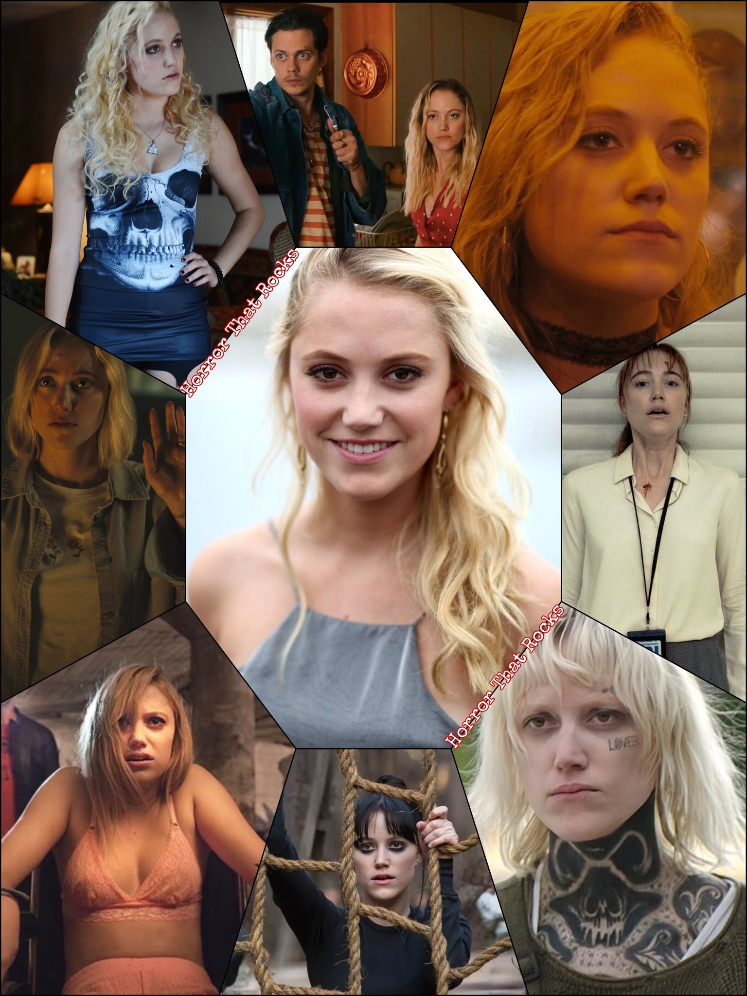 Maika Monroe is a horror icon! (Credit to Horror That Rocks)