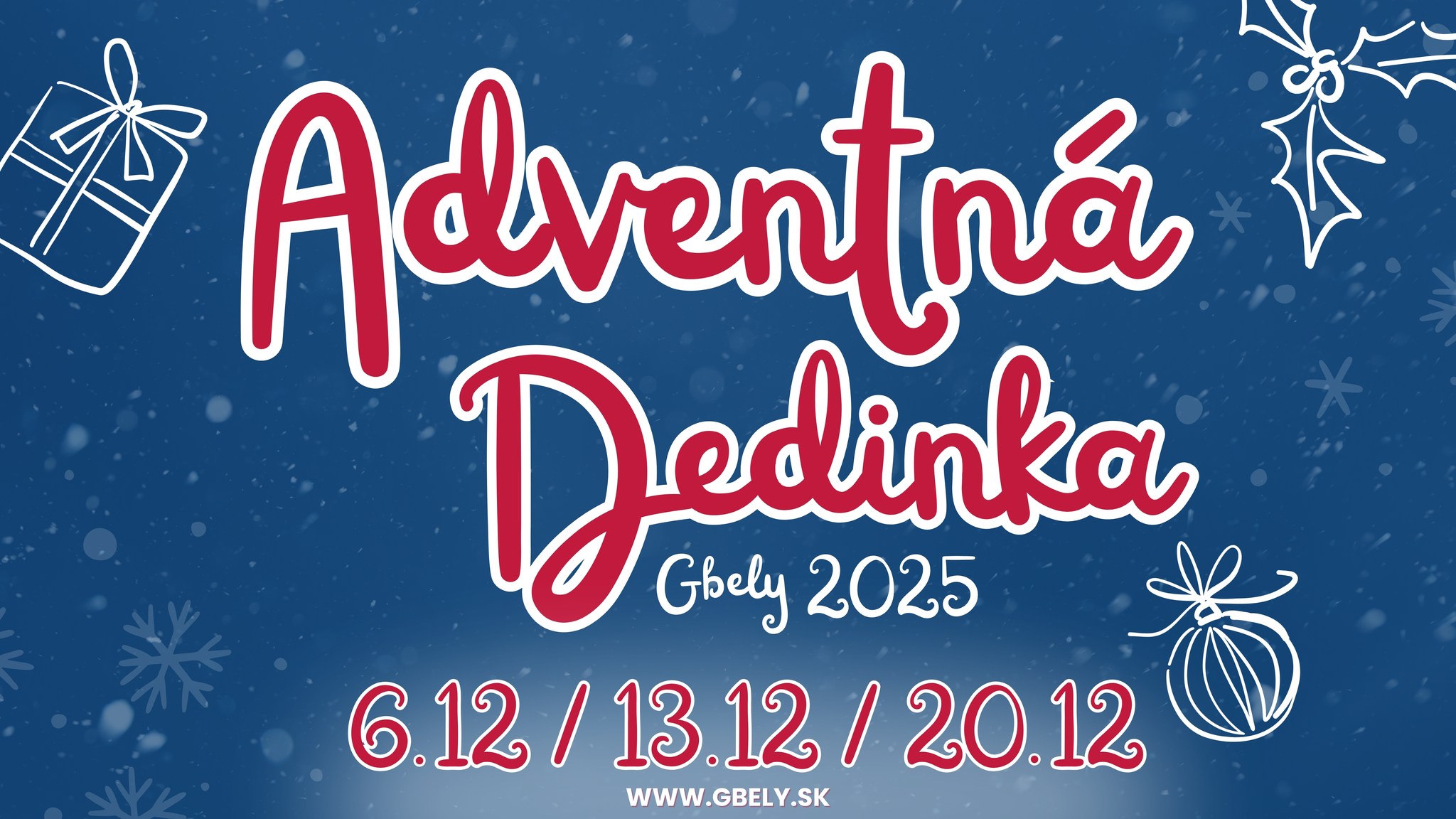 ADVENTNÁ DEDINKA 2025 - GBELY