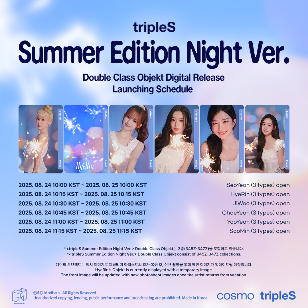 tripleS - 2025 tripleS Summer Edition Night Ver. Double Class Objekt ...