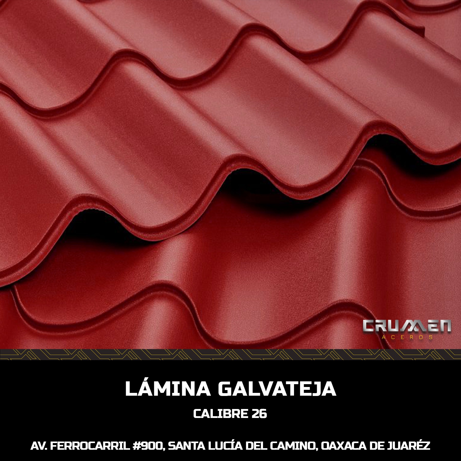 Aceros Crumen - Te presentamos la lámina galvateja. 🔻 Es...
