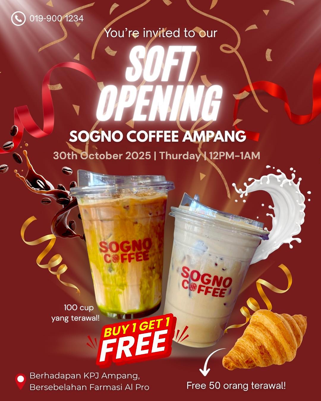 Sogno Coffee - From Kelantan to Ampang! SOFT OPENING OUR... | Facebook
