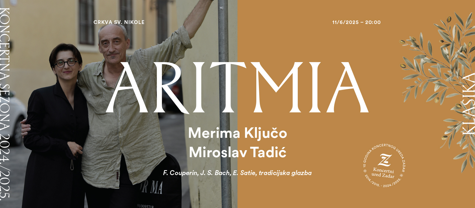 Merima Ključo & Miroslav Tadić ~ Aritmia u Zadru