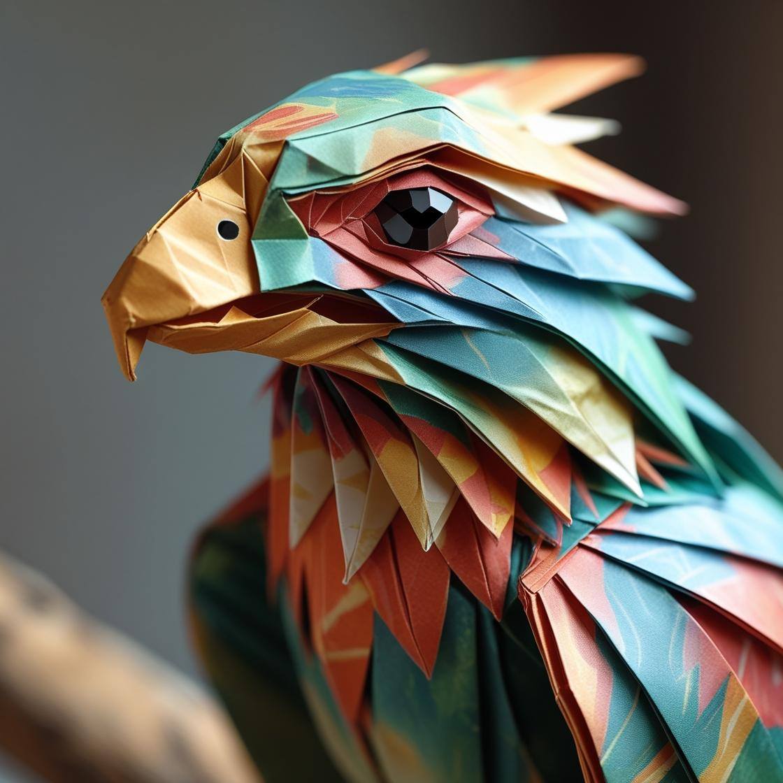 Title: ORIGAMI FALCON Hashtag:... - paper craft ideas | Facebook