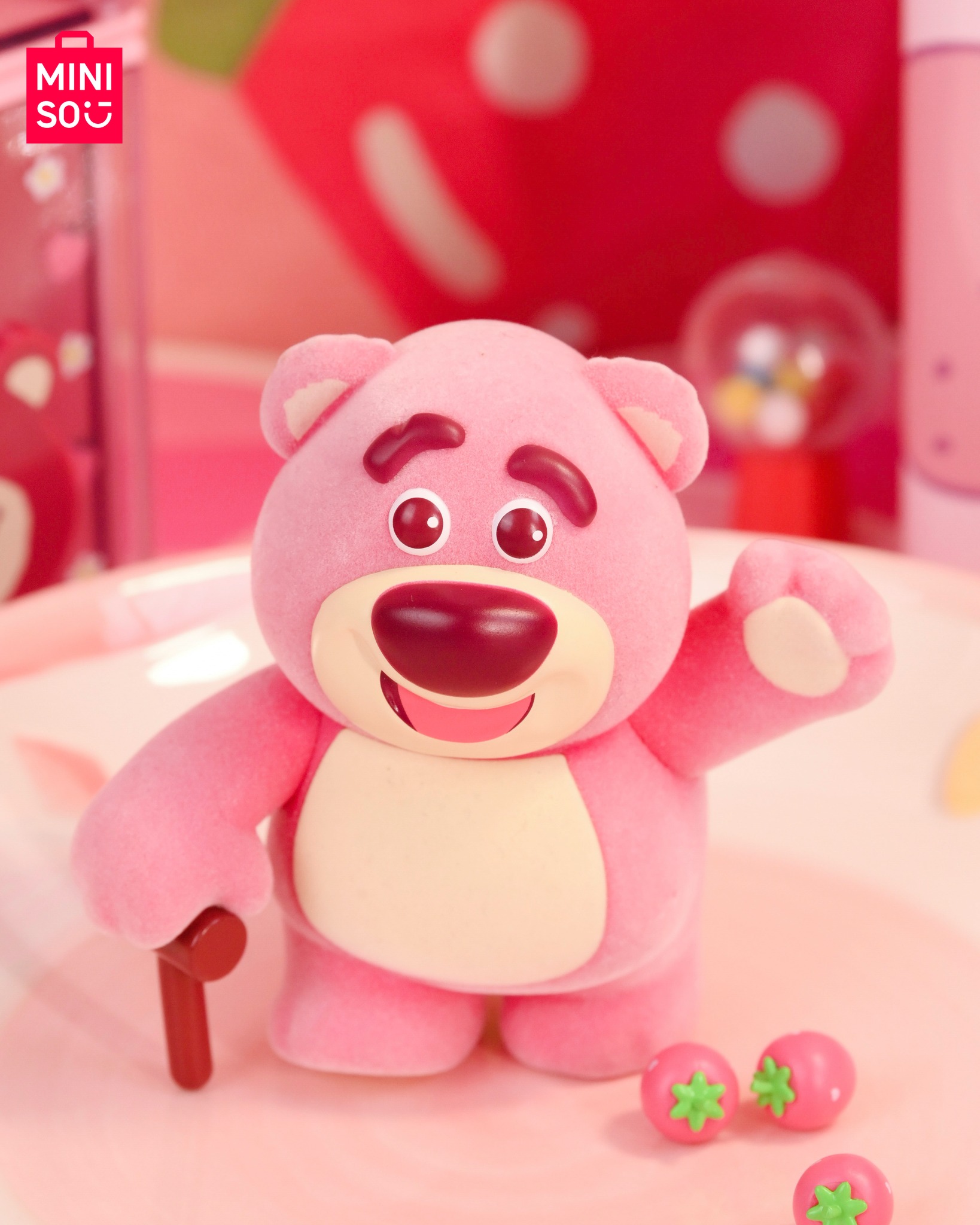 Lotso is not just a bear, he's a mood lifter! 🌟🍓 Embracing the