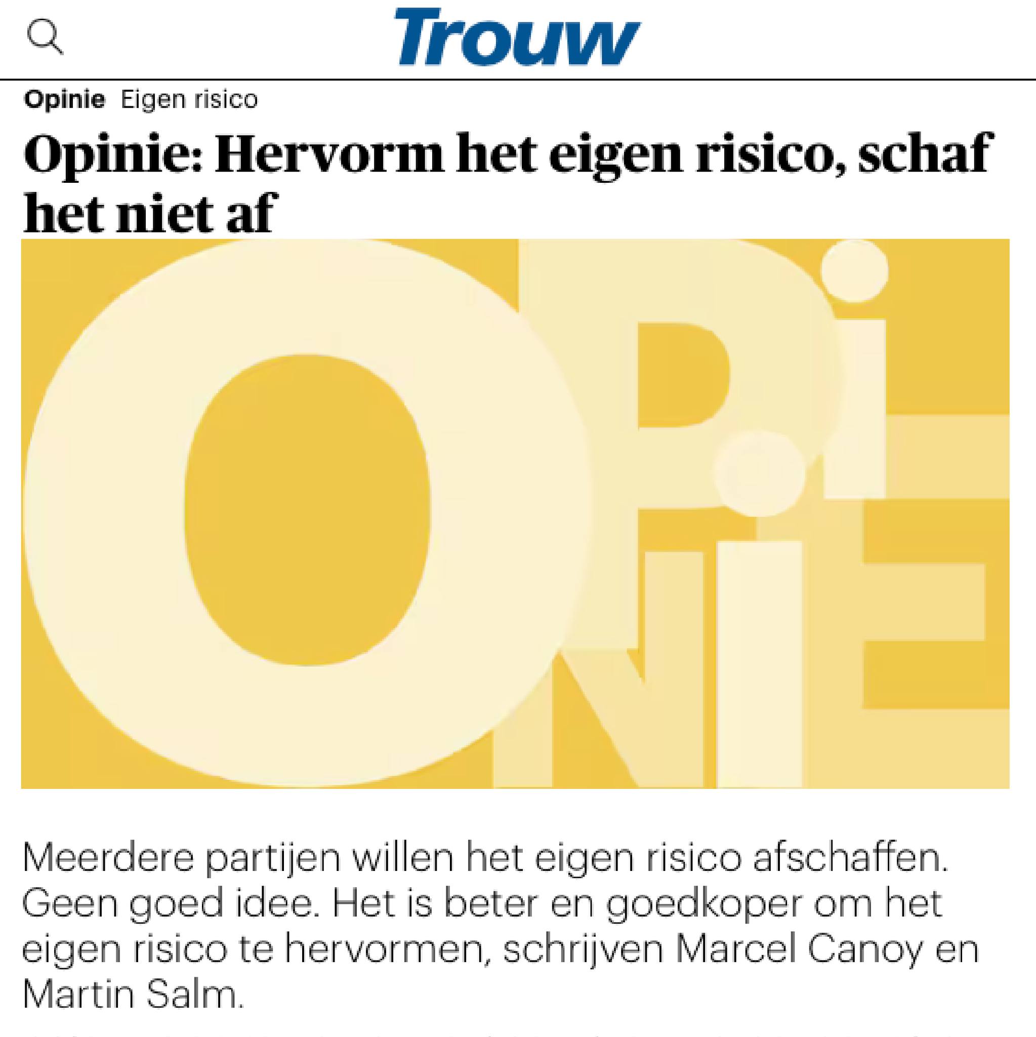 Jimmy - Het eigen risico is een boete op ziek zijn. Mensen mijden zorg ...