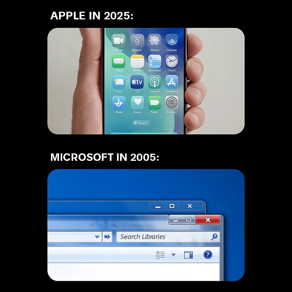 Tech - APPLE iOS 26 in 2025: 😯 Introducing Liquid Glass — a UI that ...