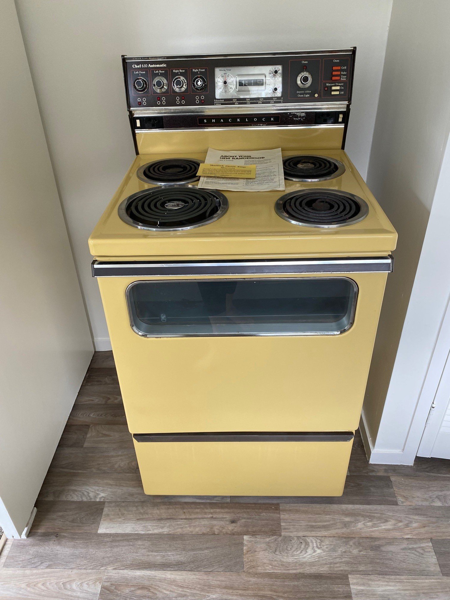 Vintage Shacklock Chef 610 Automatic oven - Ranges & Ovens - Auckland ...