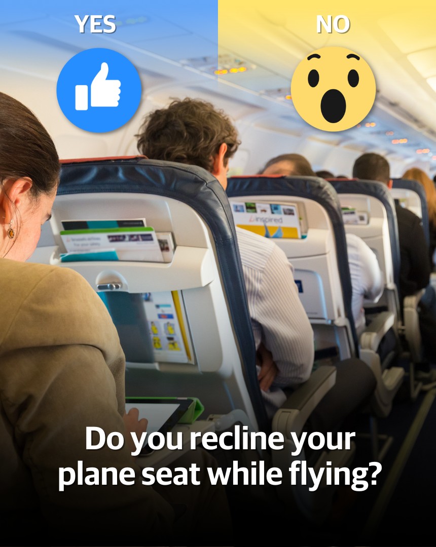 Tweed - ️ Reclining a seat on a plane can be fraught with tension, and ...