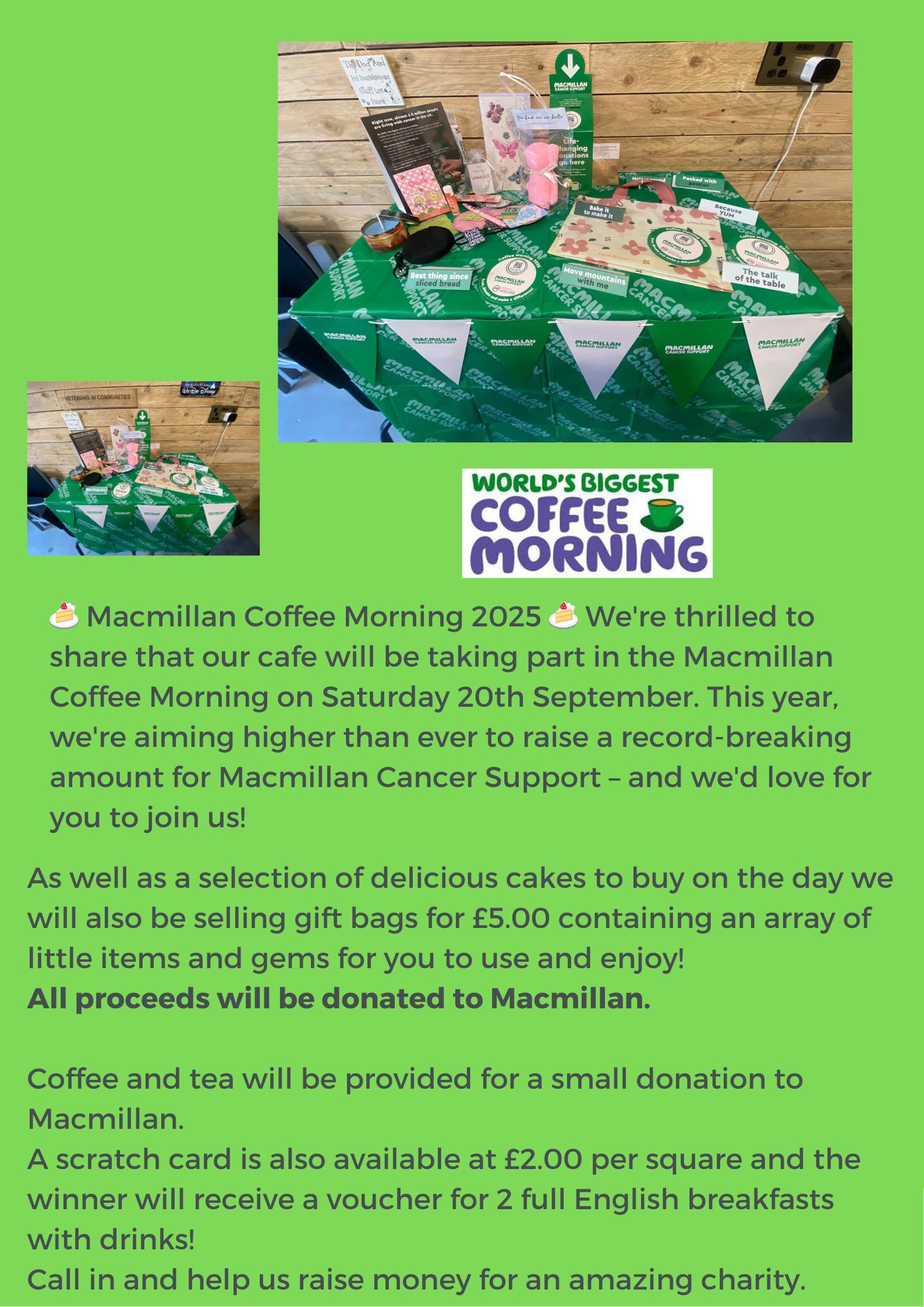 La - Macmillan Coffee Morning is coming to @lalattelounge on 20th ...