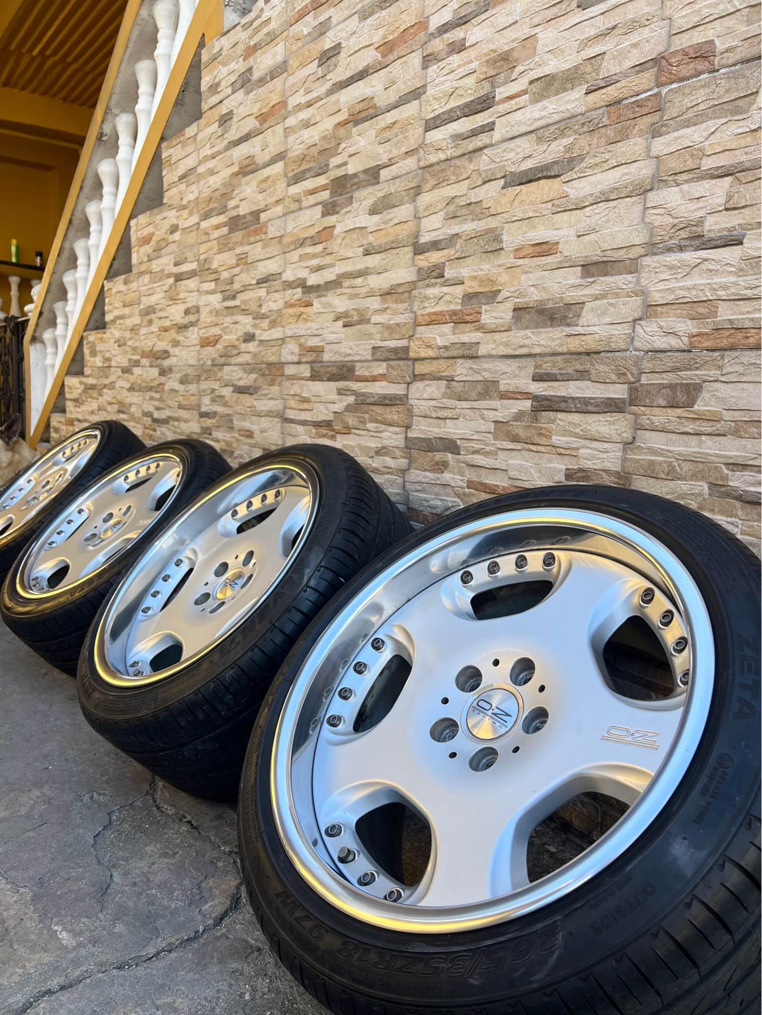 Genuine OZ Racing Opera 2 18 inch 2 Piece Staggered Wheels in 